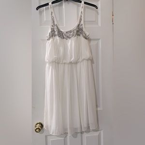 Size 10 short Ivory Dress